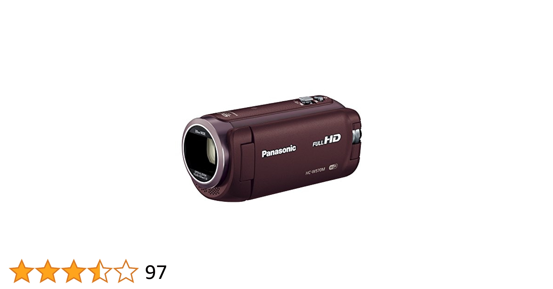 Panasonic コンパクトデジタルカメラ　HC-W570M　ブラウン色 Amazon.co.jp: パナソニック HDビデオカメラ W570M ワイプ撮り